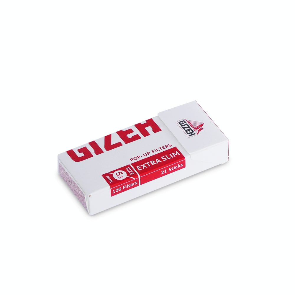 Gizeh Extra Slim Pop-Up Filters 126 Piece, Buy Online
