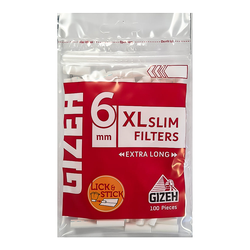 Gizeh Active Charcoal 6mm Slim Filter Tips, Buy Online