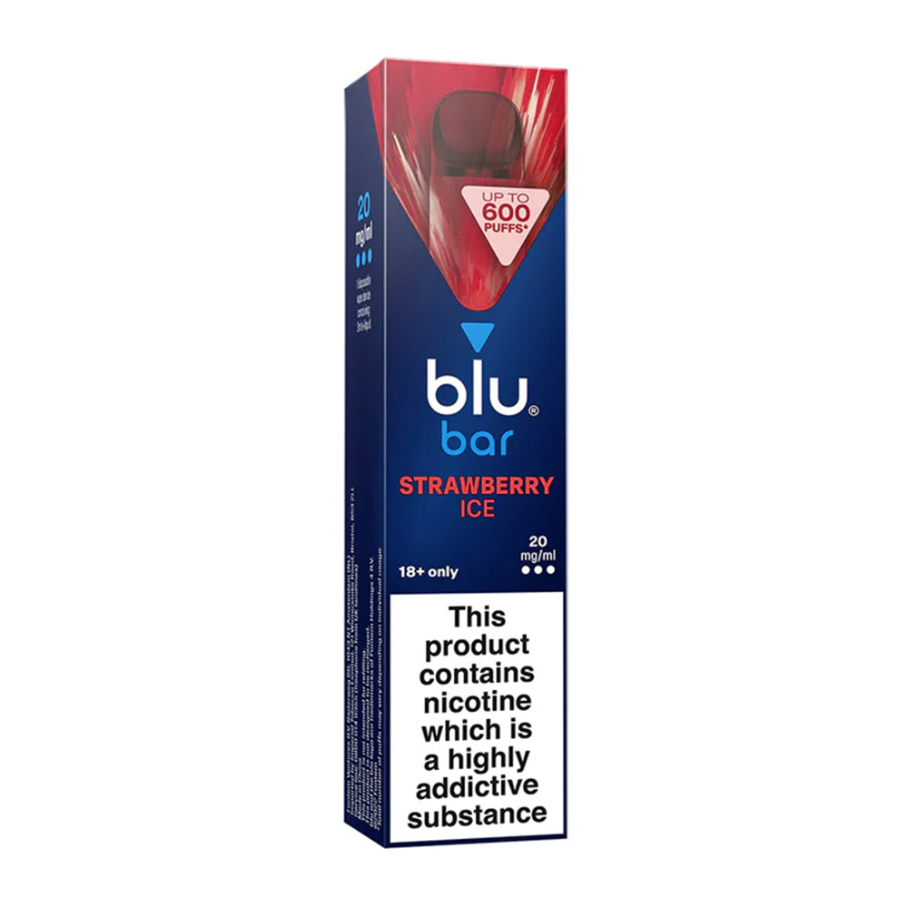 Blu Bar Strawberry Ice Disposable Vape Pen Buy Online Bull Brand