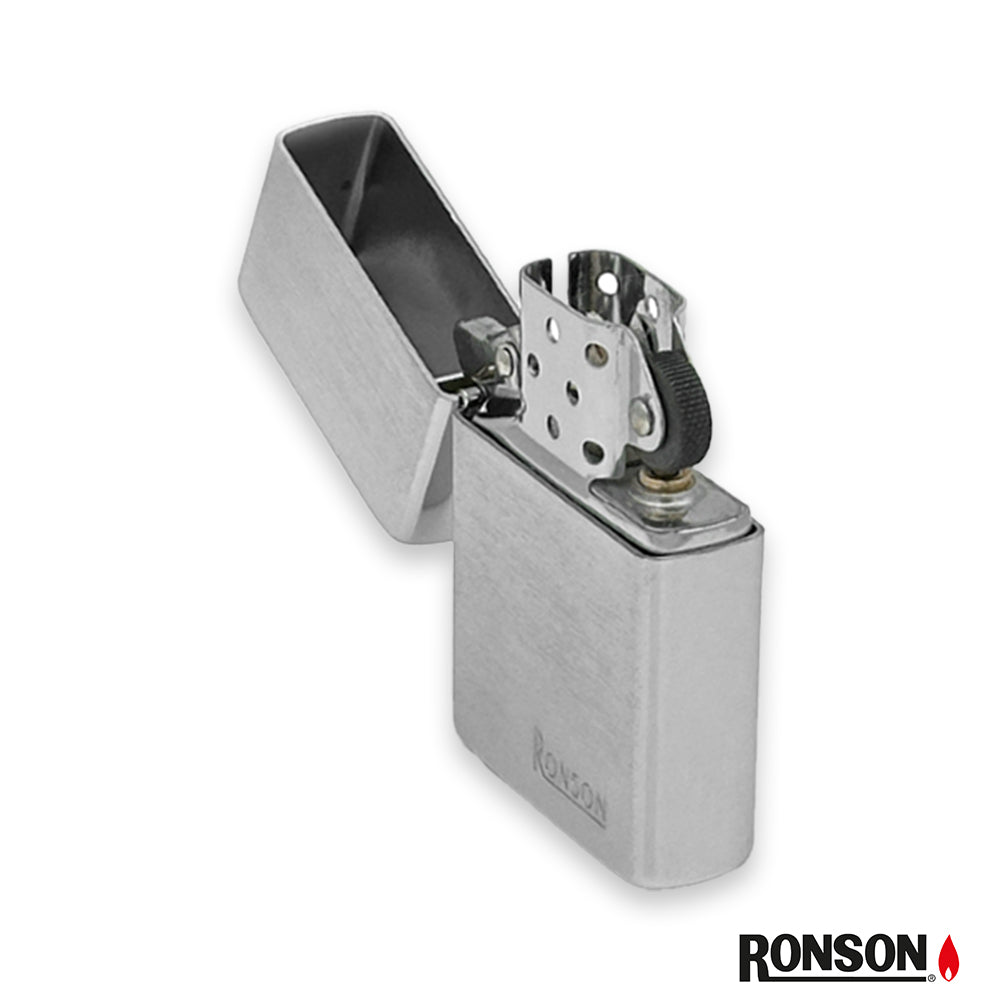 Ronson Fluid Lighter Chrome Brushed (200007)