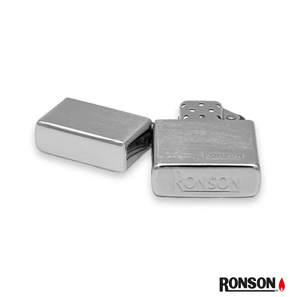 Ronson Fluid Lighter Chrome Brushed (200007)