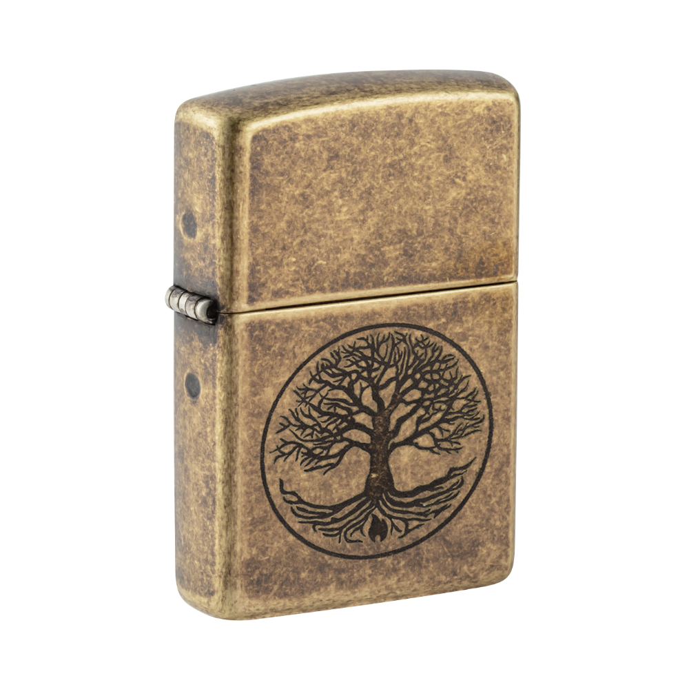 Zippo Lighter - Tree of Life – Bull Brand