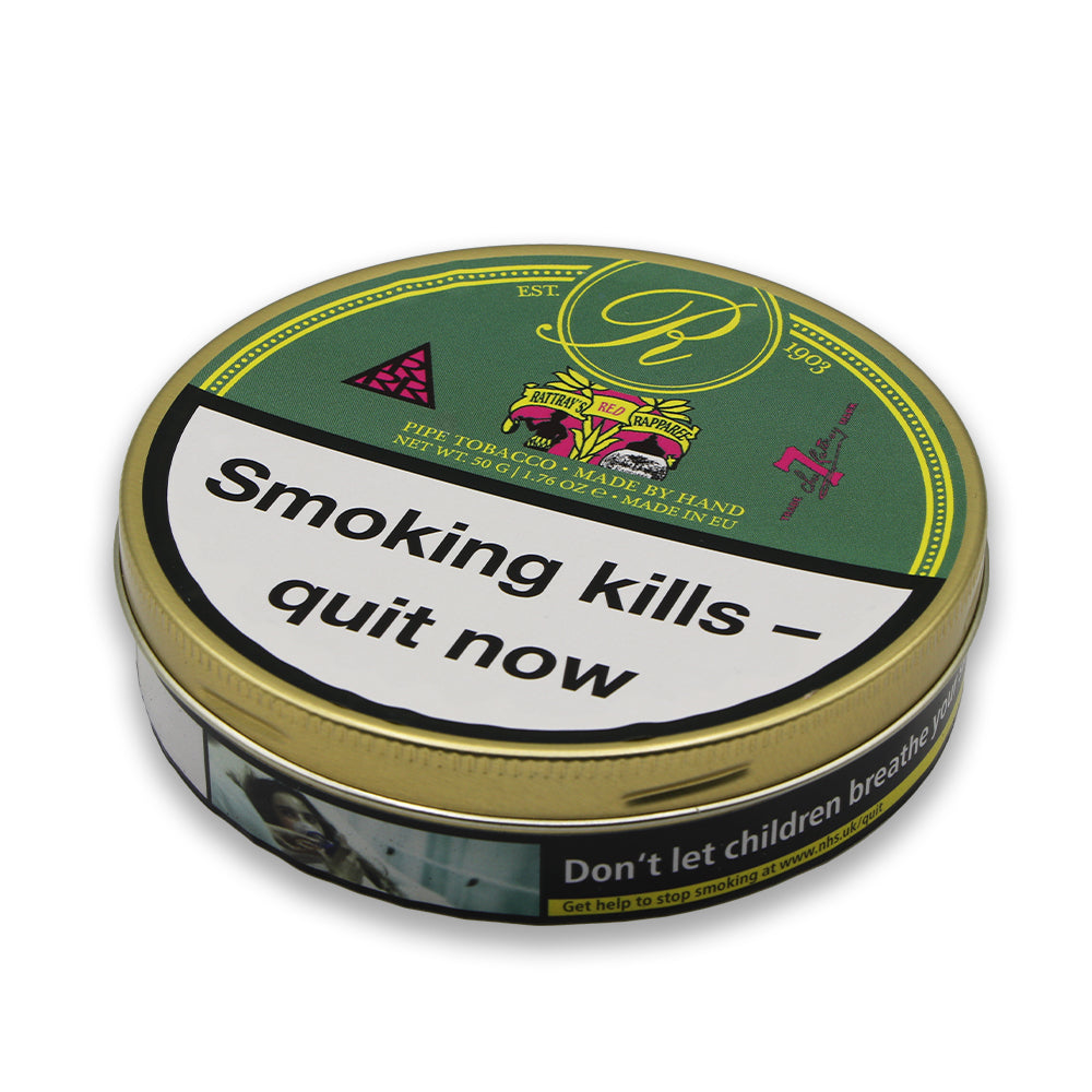 Rattray's RED RAPPAREE Pipe Tobacco 50g Tin | Buy Online | Bull Brand