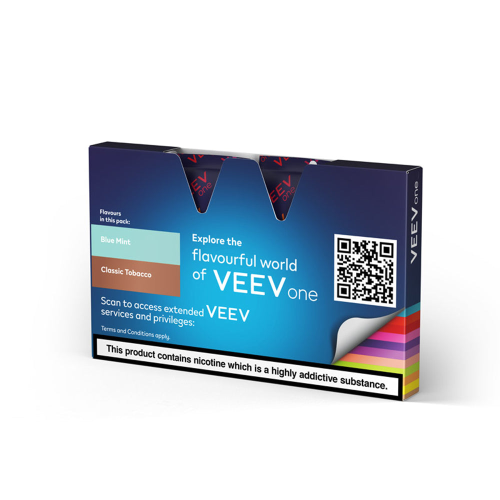 VEEV ONE Classic Starter Kit Blue Mint and Classic Tobacco