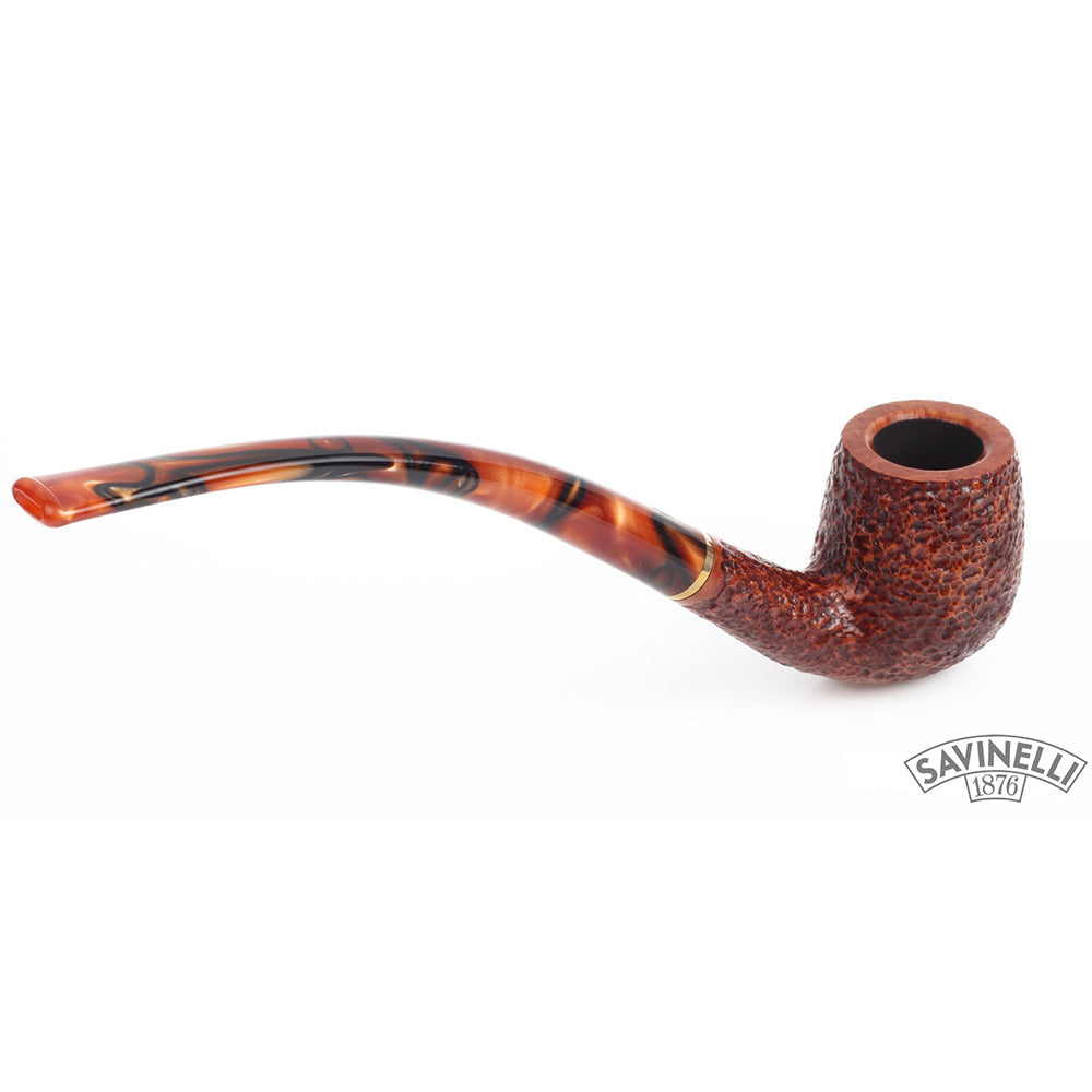 Savinelli Clark s Favourite 6mm Churchwarden Pipe Brownblast