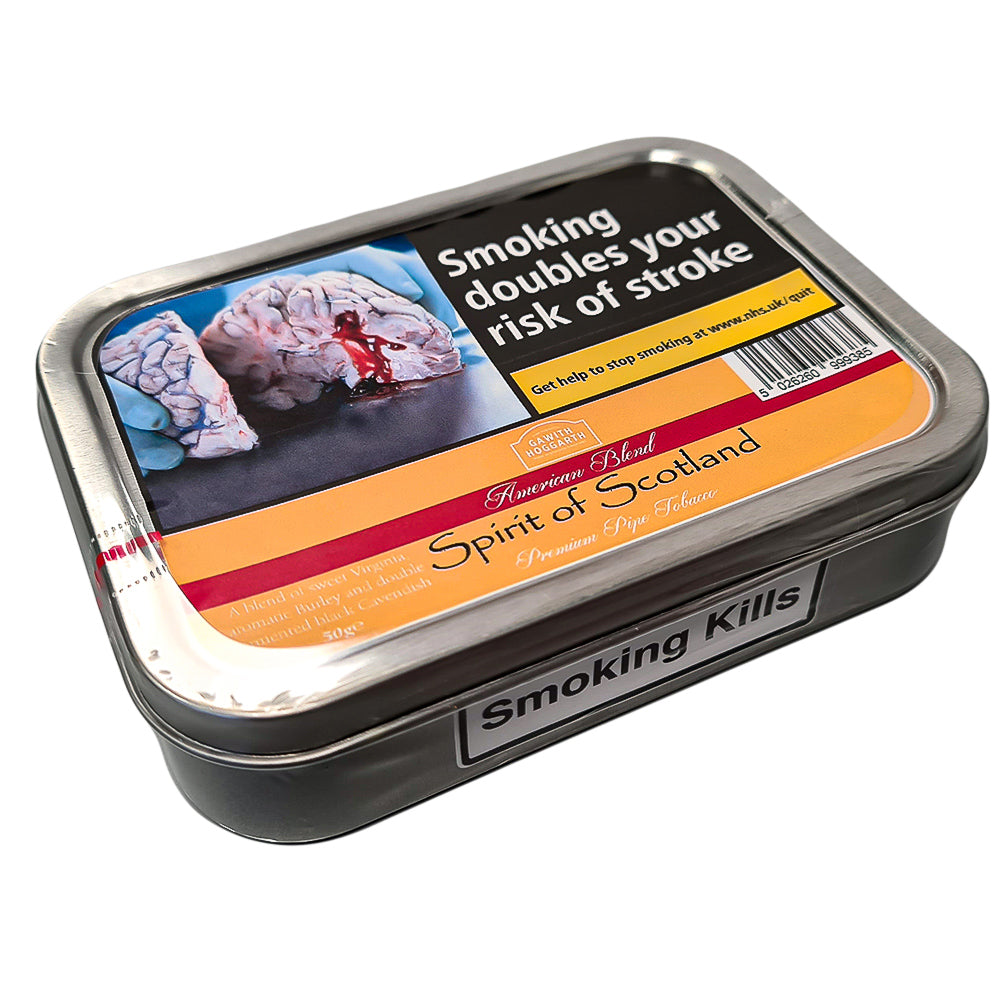 Gawith Hoggarth American Blend Spirit of Scotland Pipe Tobacco 50g Tin ...