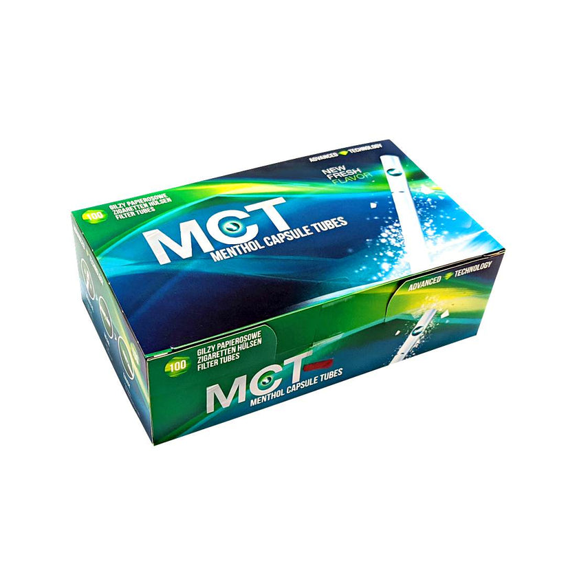 MCT Menthol Capsule Filter Tubes 100 Pack | Buy Online | Bull Brand